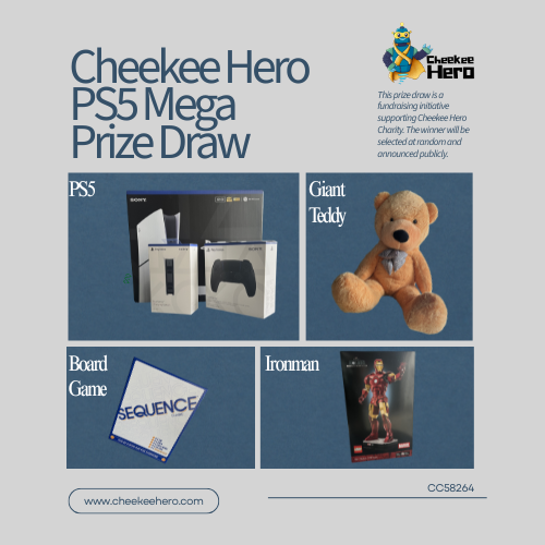 P3 Cheekee Hero PS 5 Mega Prize Draw Poster Teaser